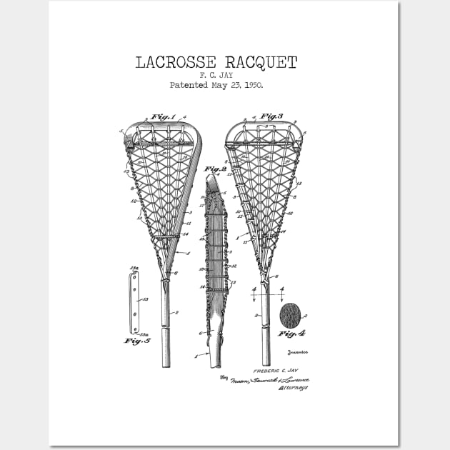 LACROSSE RACQUET Wall Art by Dennson Creative